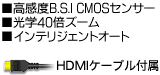 xB.S.I CMOSZT[w40{Y[CeWFgI[g@HDMIP[ut