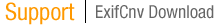 Support : ExifCnv Download