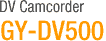 DV Camcorder GY-DV500