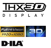 THX 3D�f�B�X�v���C�K�i �t���n�C�r�W���� 1920�~1080 D-ILA(R) 3D